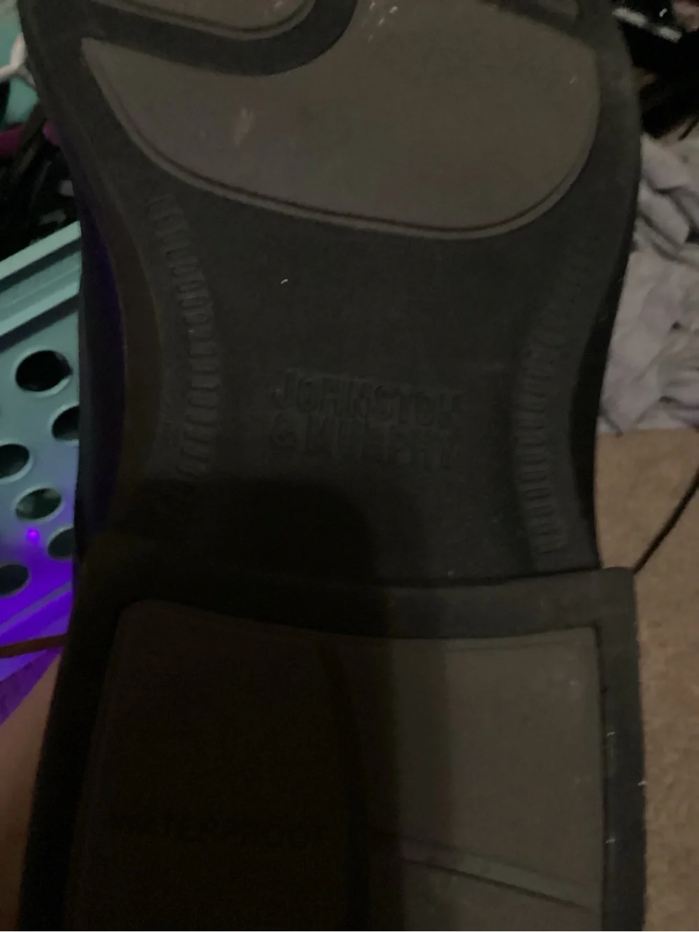 Johnson And Murphy polished black